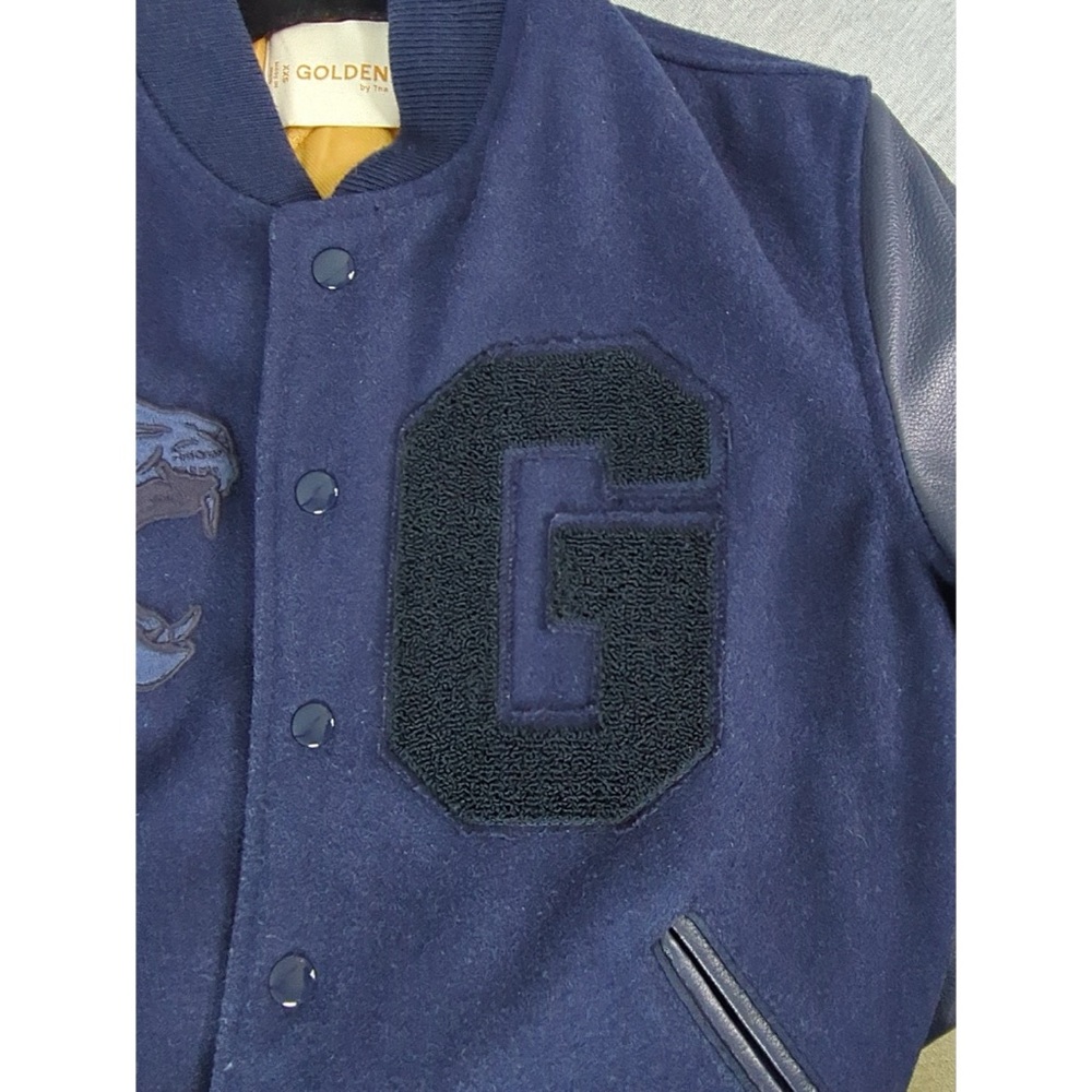 👯‍♀️Host Pick⚡️Golden by TNA Wool Blend and Leather Varsity Jacket - Picture 4 of 12